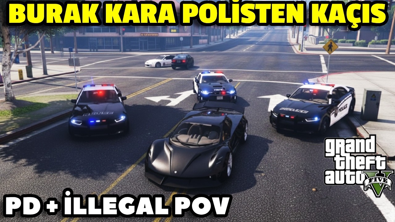 BURAK KARA POLİSTEN KAÇIŞ | EV SOYGUNU | EİGHTBORN RP GTA V EFSANE KOVALAMACA