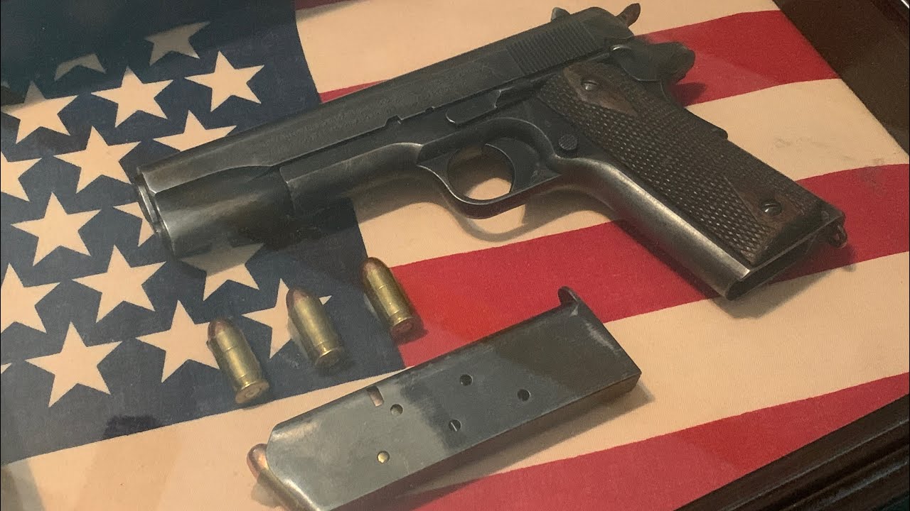 Display case build & history “Black Army” finish 45ACP before 1911A1
