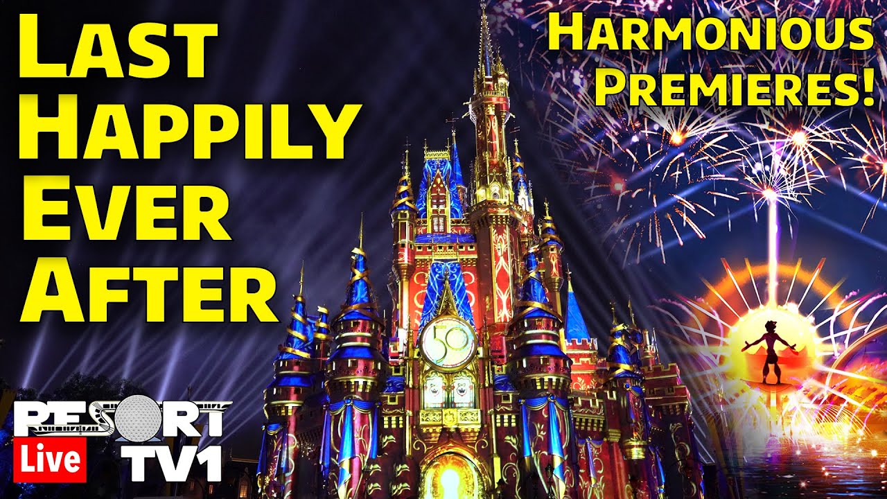 🔴Live: LAST Happily Ever After Fireworks EVER & Harmonious Premieres - Walt Disney World Live Stream