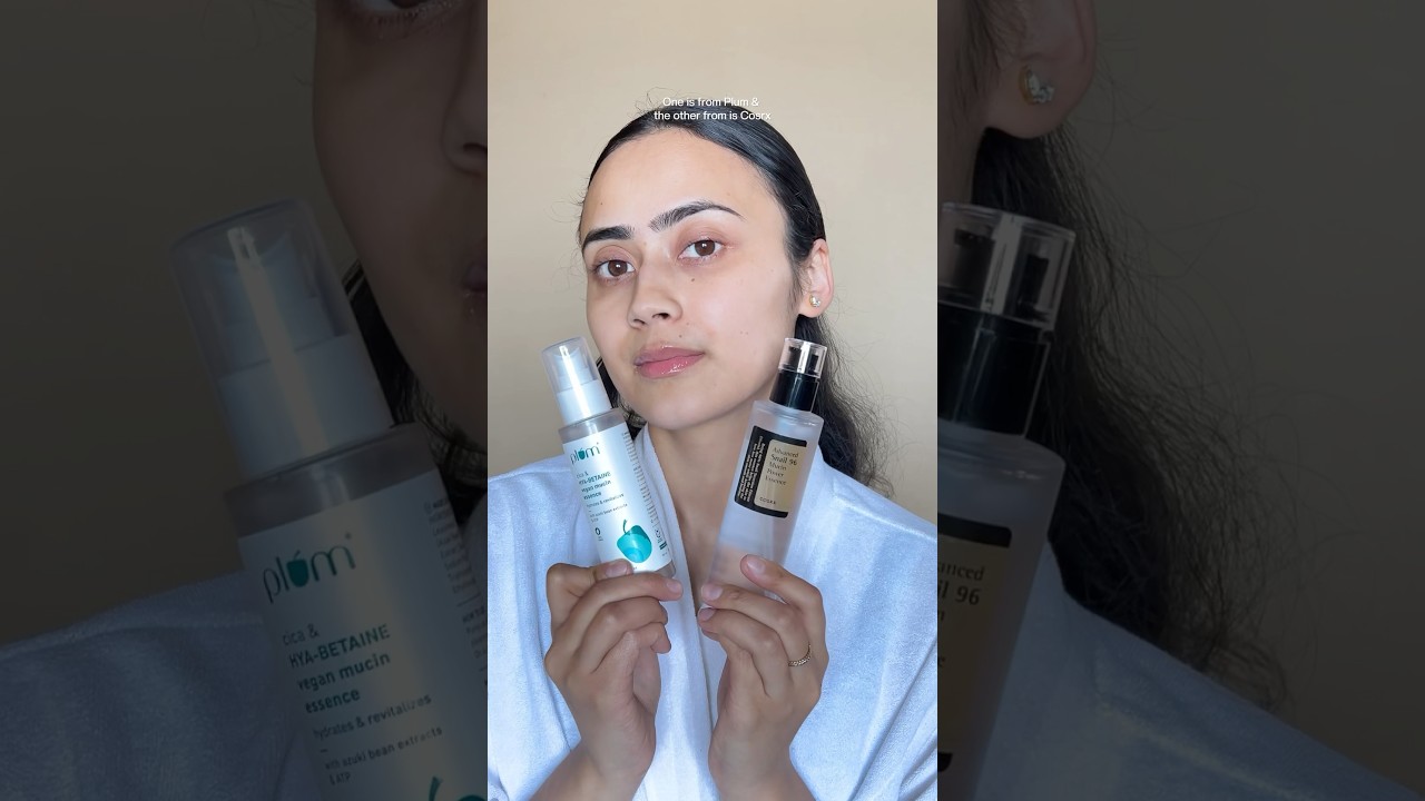 *PLUM vs COSRX* Comparing two viral mucin essence 💦 which one is better?