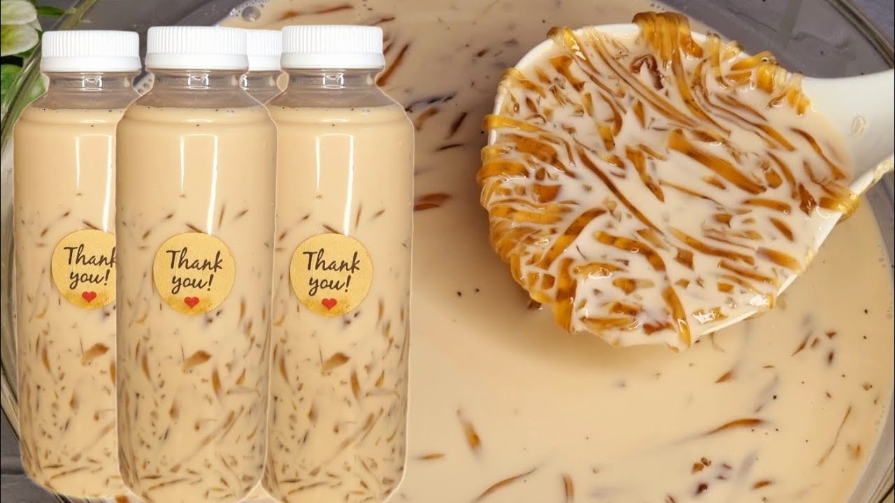 ES JELLY MILK TEA CUMA DARI 1 BUNGKUS NUTRIJEL RASANYA CREAMY BANGET