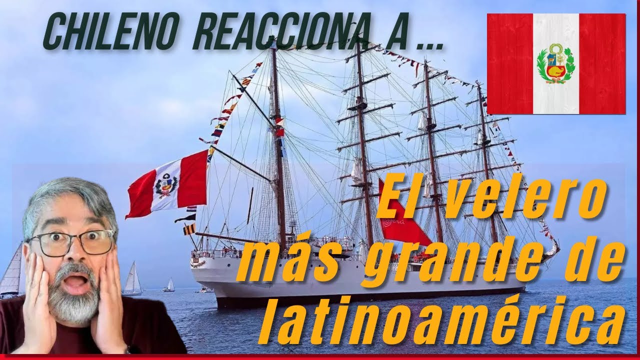 Chileno reacciona al velero más grande de Latinoamérica #peru #velero #marina #latinoamerica
