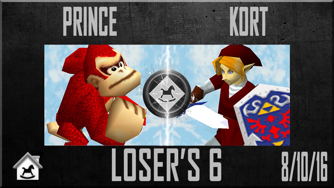 Darkhouse 12 - Prince (Donkey Kong) Vs. Kort (Link) Super Smash Bros Losers Round 6 - SSB64