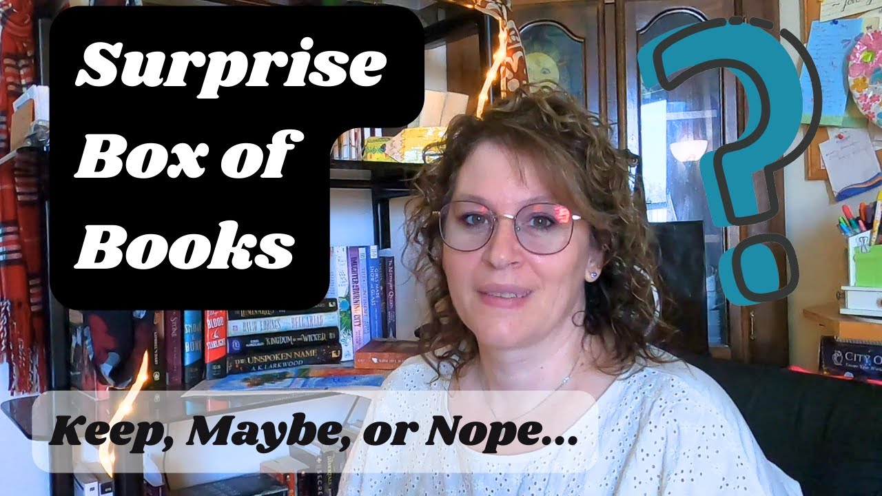 I Used to be a Book Blogger. Let's Open a Box of Books from Back Then and See What We Find!