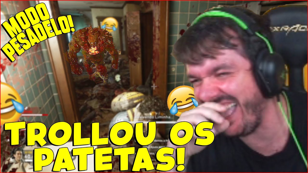 GAU COLOCOU A PIOR DIFICULDADE DO JOGO SEM AVISAR OS PATETAS E CHOROU DE RIR COM A PATETAGEM!