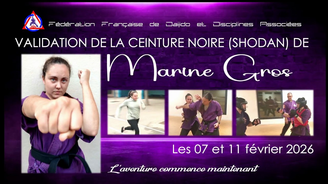 PASSAGE DE GRADE 1ER DAN MARINE GROS
