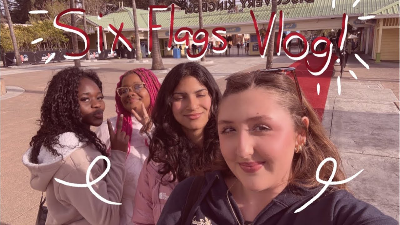 i got sick riding these rides *six flags vlog!*