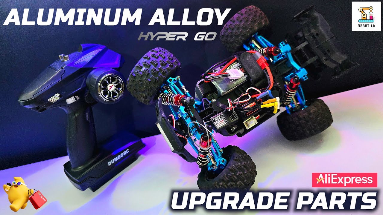 Модернизация радиоуправляемой машинки Hyper Go из алюминиевого сплава | Модели M163, 16208, 16209...