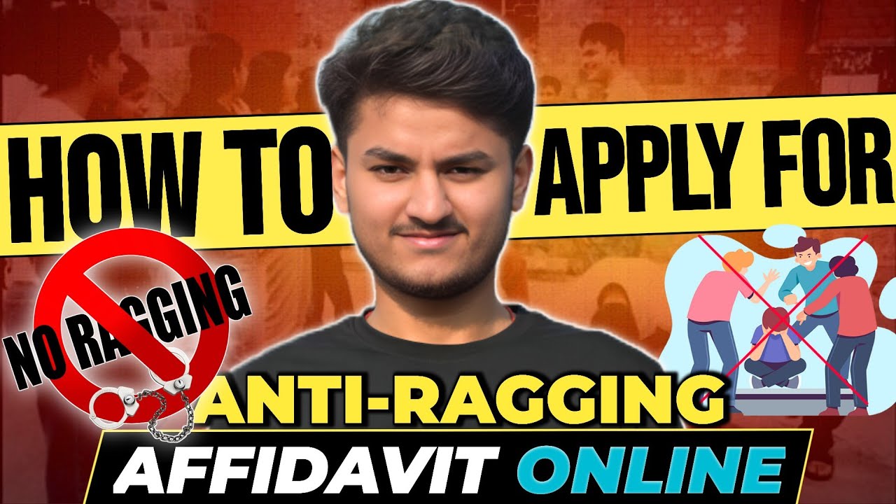 JELET How to Apply Anti-Ragging Affidavit Online Complete Process | JELET 2024 | Oath Commissioner