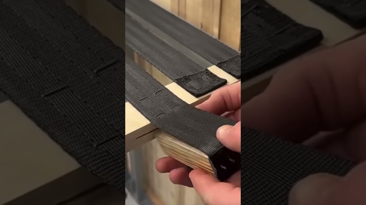 Elastic band webbing for sofa and chair support