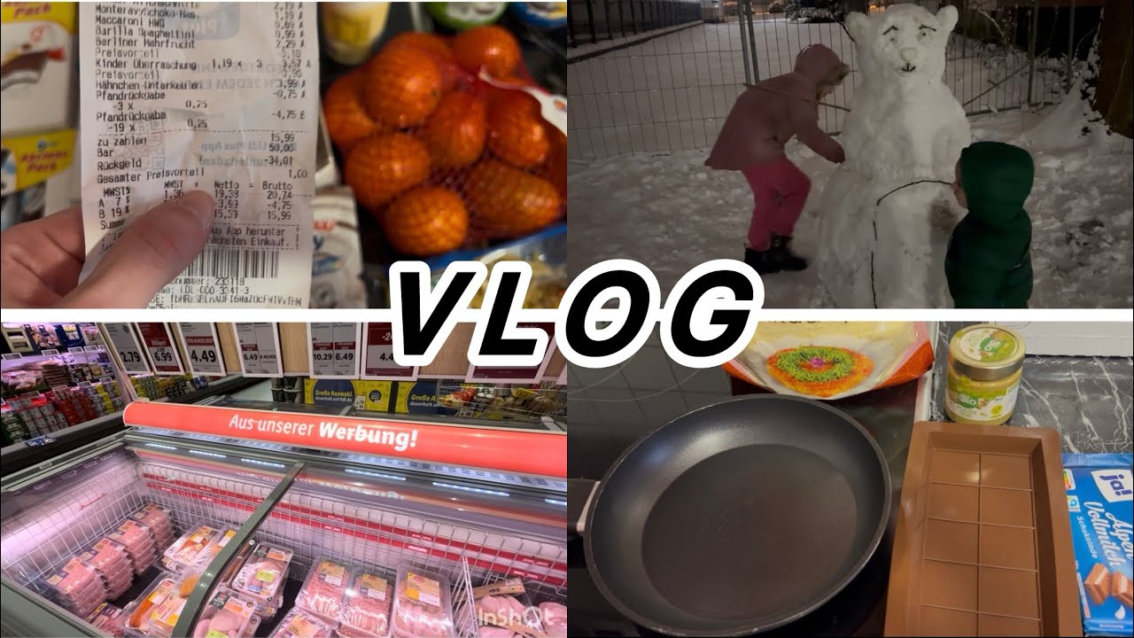 Pravimo Dubai čokoladu 🤣🙈🙉 lidl cijene i kupovina🛒a pao nam je i snijeg☃️
