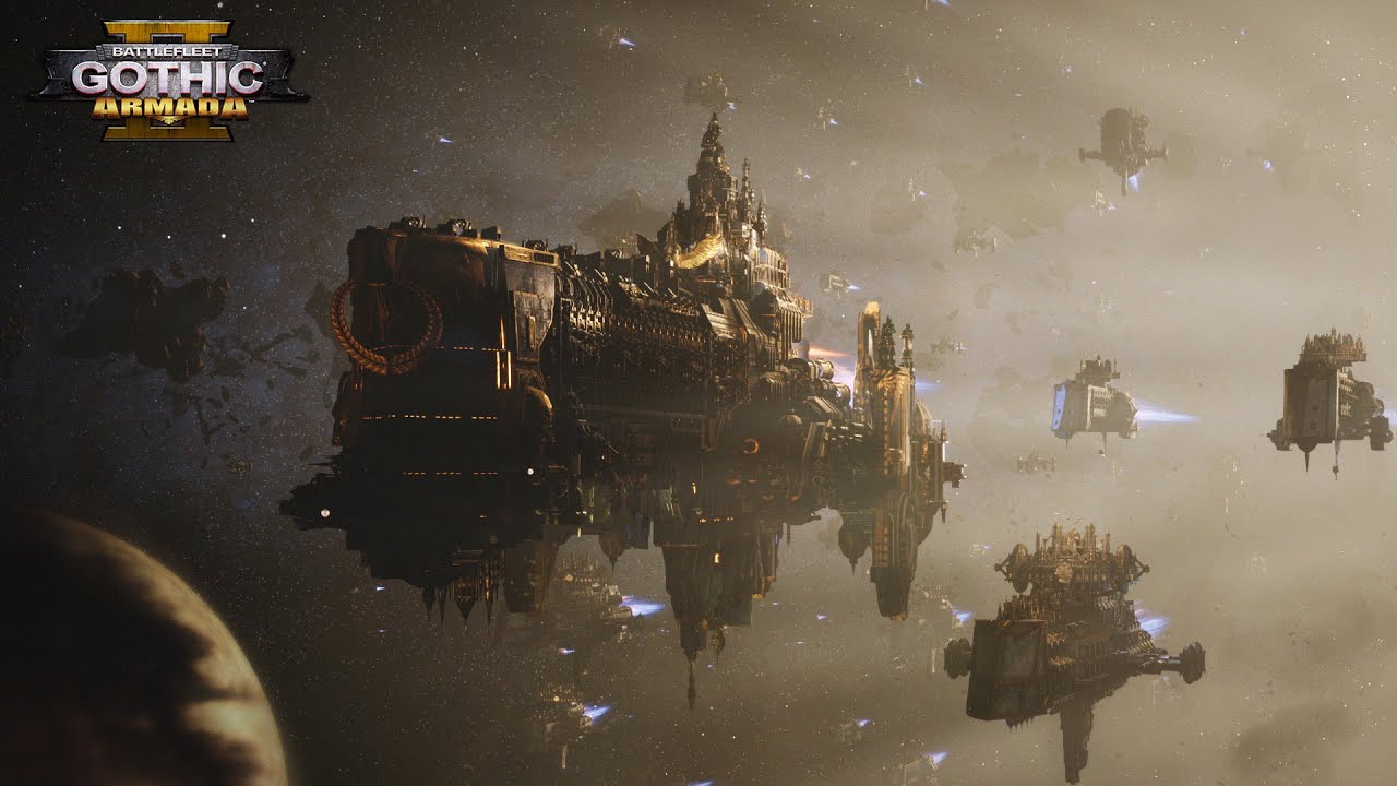 Battlefleet Gothic Armada II #2 - Kosmiczne Elfy i Chaos