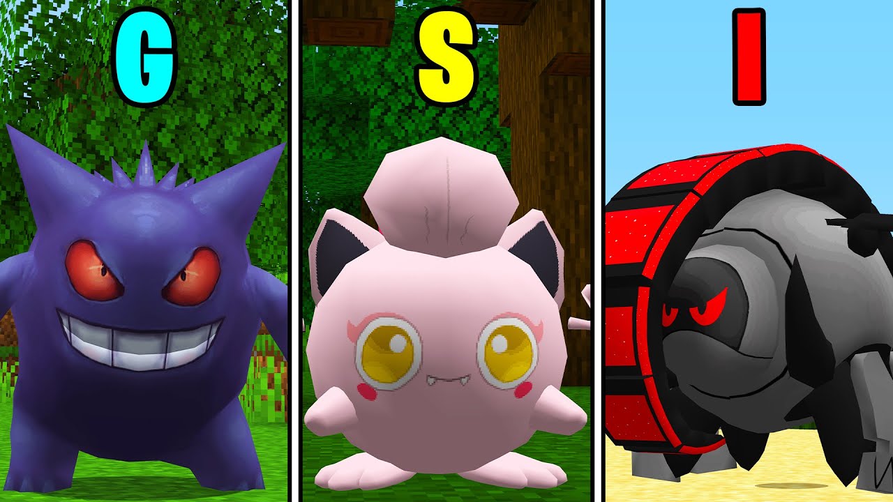 Letras Decidem Meus Pokémon no Minecraft Pixelmon
