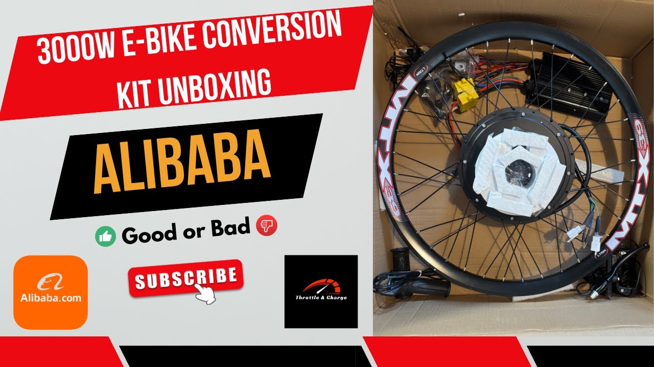3000W e-bike conversion kit from Alibaba unboxing good or bad