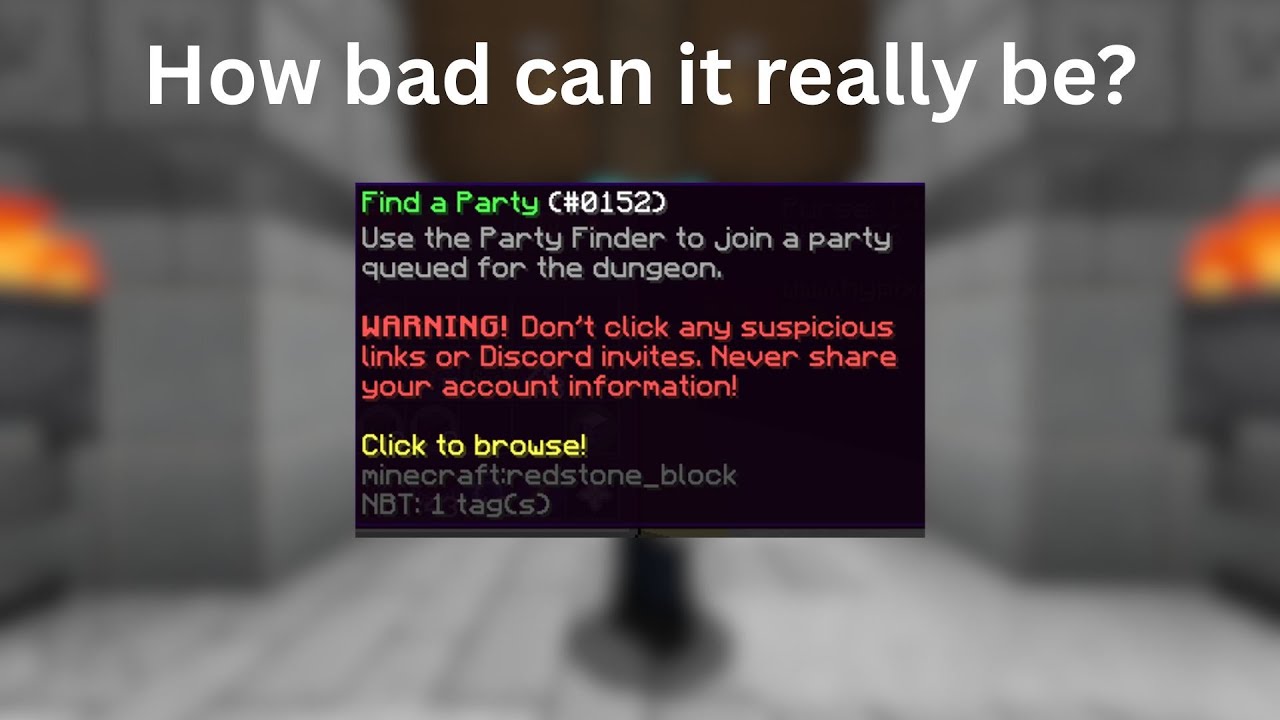 How BAD can PARTY FINDER be at ITS WORST - Hypixel Skyblock