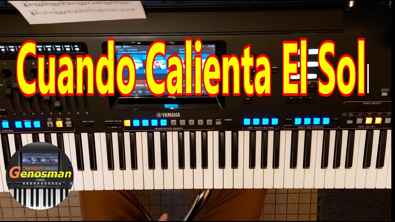 Cuando Calienta El Sol - Los Hermanos Rigual (Instrumental Genos Cover)