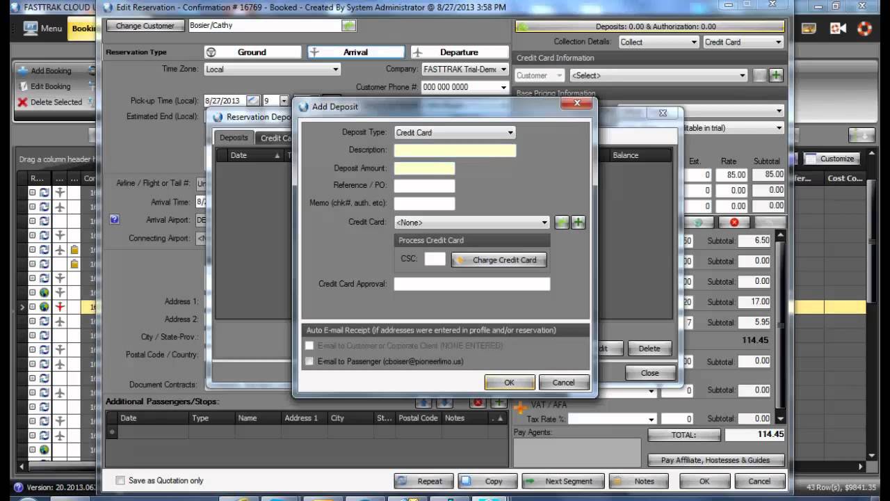 ULTIMATE - Reservation - Posting Deposits
