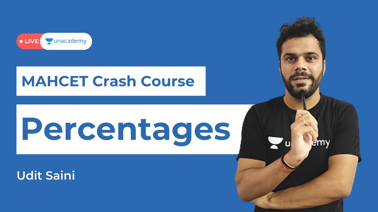 Percentages | mba cet 2021 exam crash course | mah cet  mba exam preparations