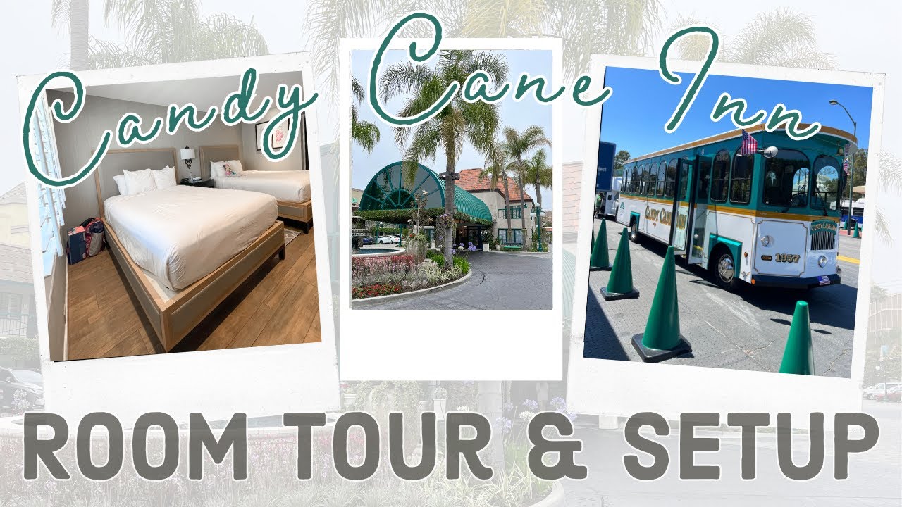 2023 REFURBISHED Candy Cane Inn Standard Room Tour and Setup | Disneyland Good Neighbor Hotel