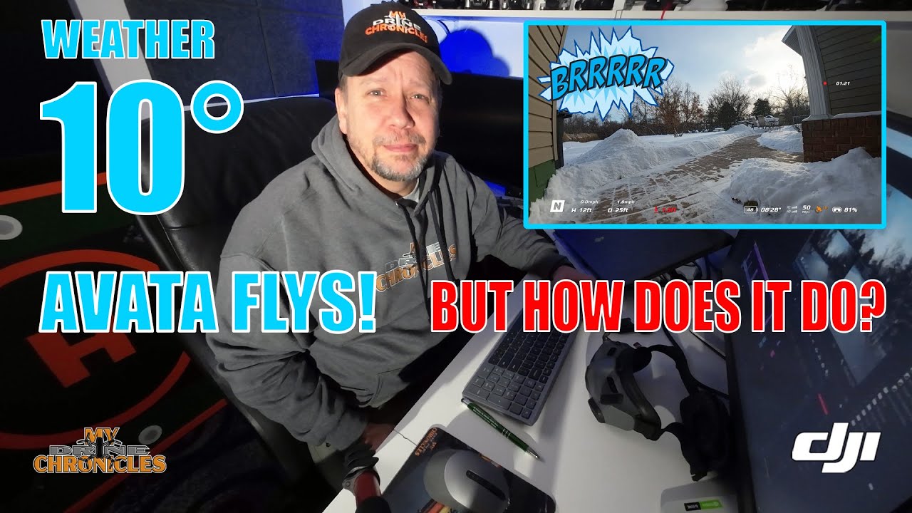 DJI Avata 10 Degrees In The Snow