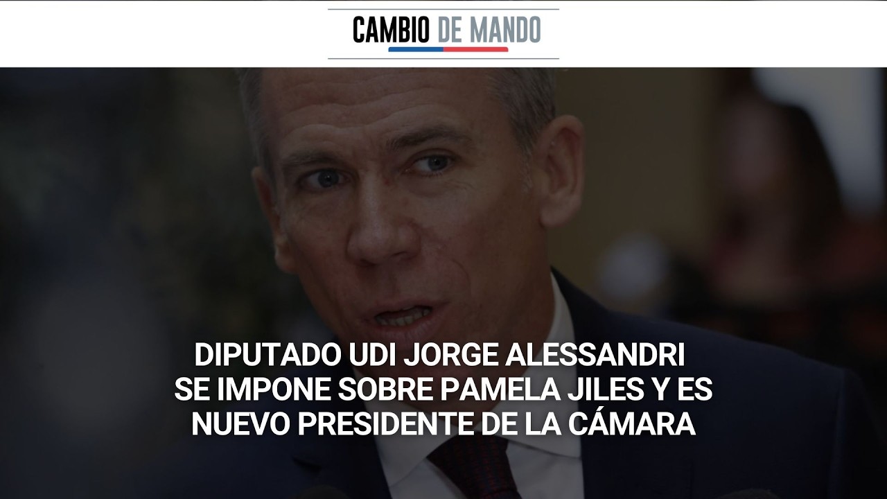 Diputado UDI Jorge Alessandri se impone sobre Pamela Jiles y es nuevo presidente de la Cámara