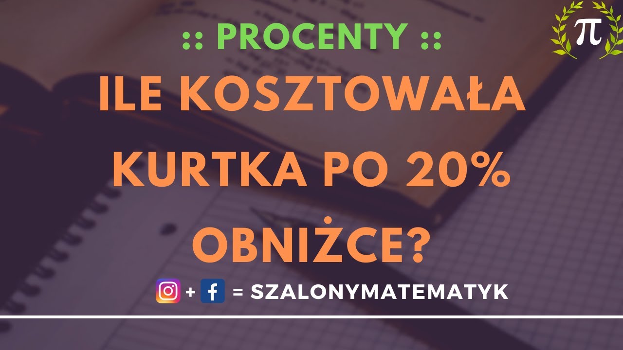 5. Ile kosztowała kurtka po 20% obniżce?