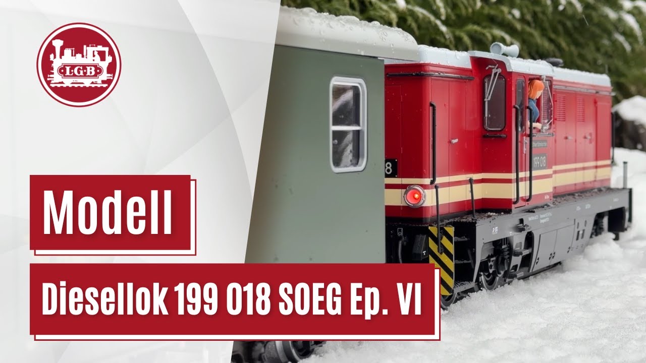 LGB Modell | Diesellok 199 018 der SOEG | 26450