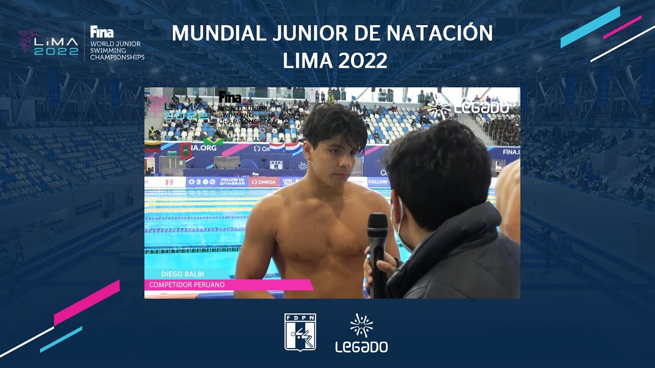 Cuarta Fecha del Mundial Junior de Natación Lima 2022