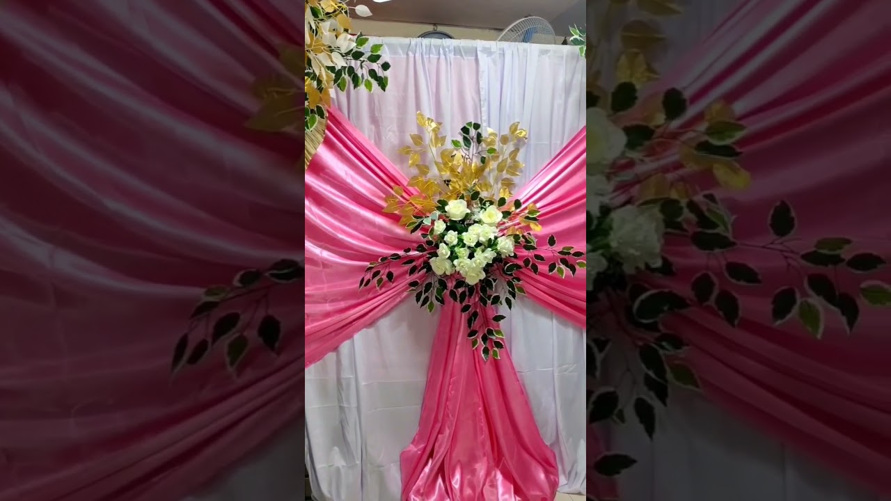 Diy backdrop design ideas for civil wedding or debut backdrop design ideas #backdropdesign