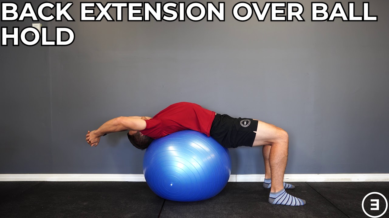 Back Extension over Ball (Hold)