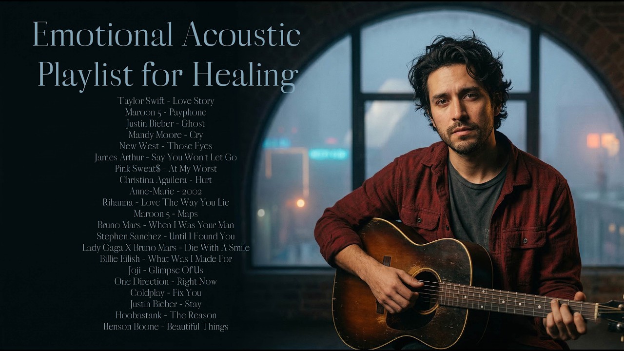 Emotional Acoustic Playlist for Healing 🌿 late night overthinking 🎧 Sad Acoustic Playlist