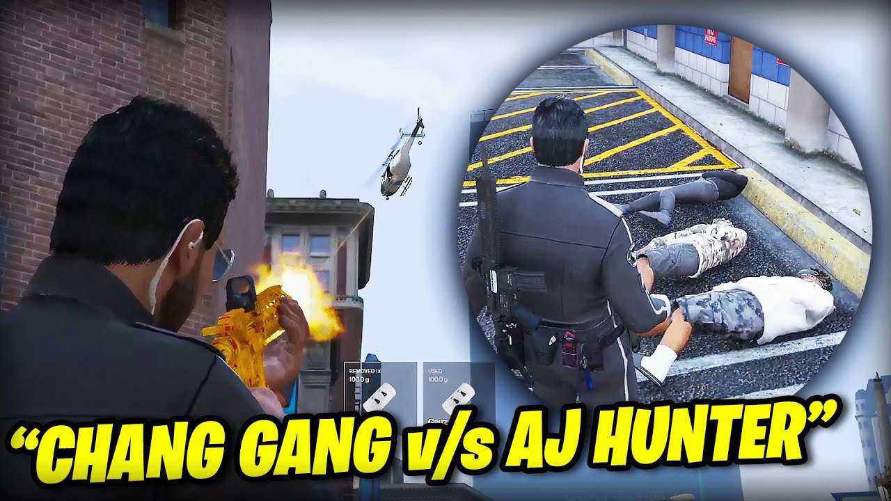 AJ Hunter & PD Take Down Mr. K & Chang Gang After Deadly Shootout! | Prodigy RP | GTA RP