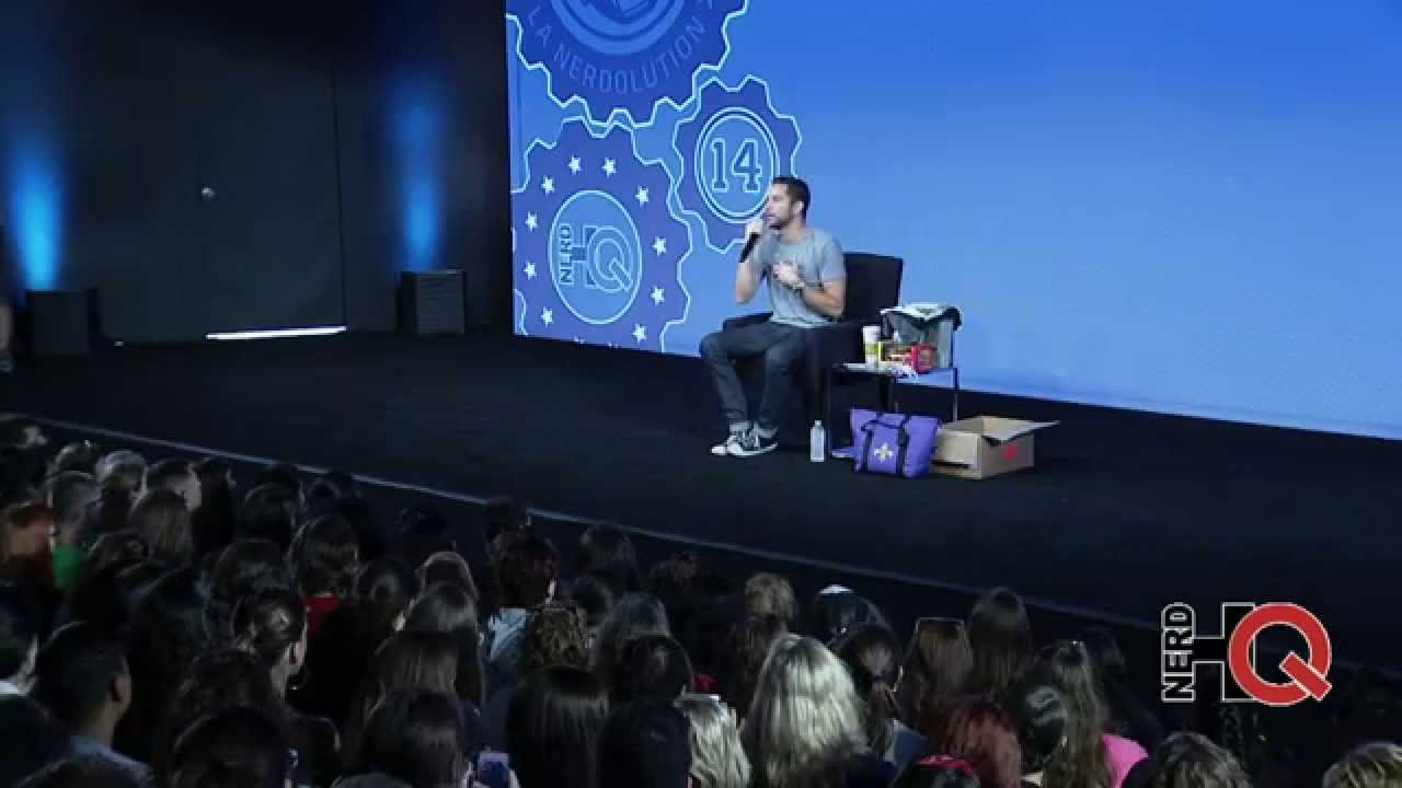 A Conversation & Swag Auction with Zachary Levi live from #NerdHQ 2014