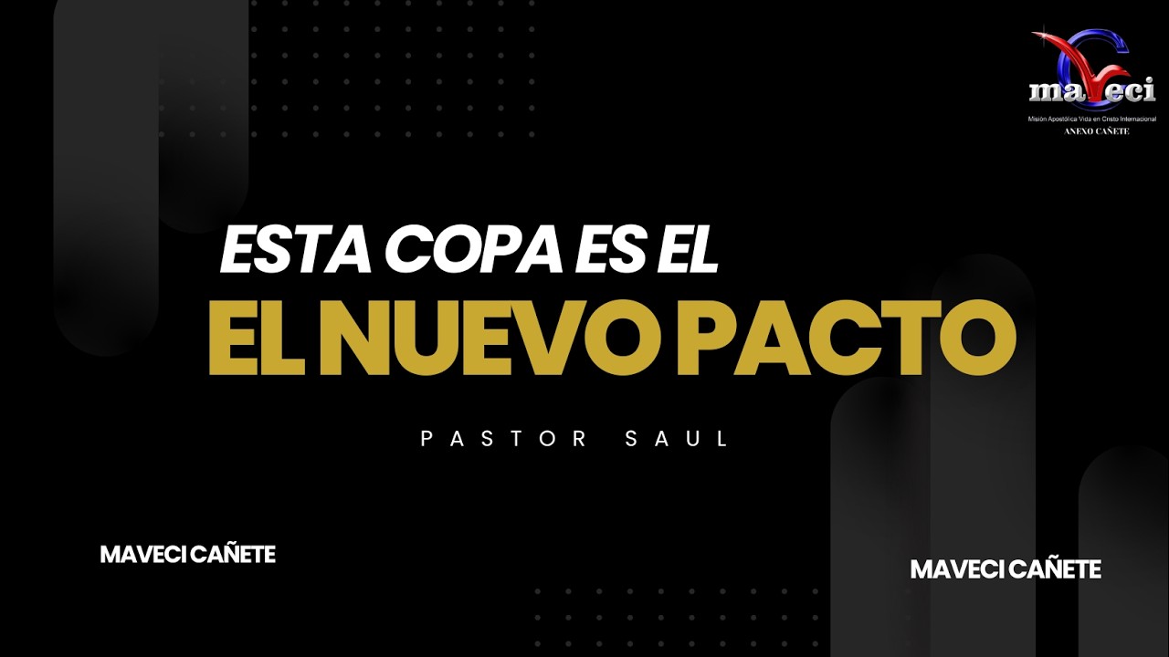 ESTA COPA ES EL NUEVO PACTO (PARTE 2) | PASTOR SAUL VINCULA | MIÉRCOLES 25 DE FEBRERO DEL 2026