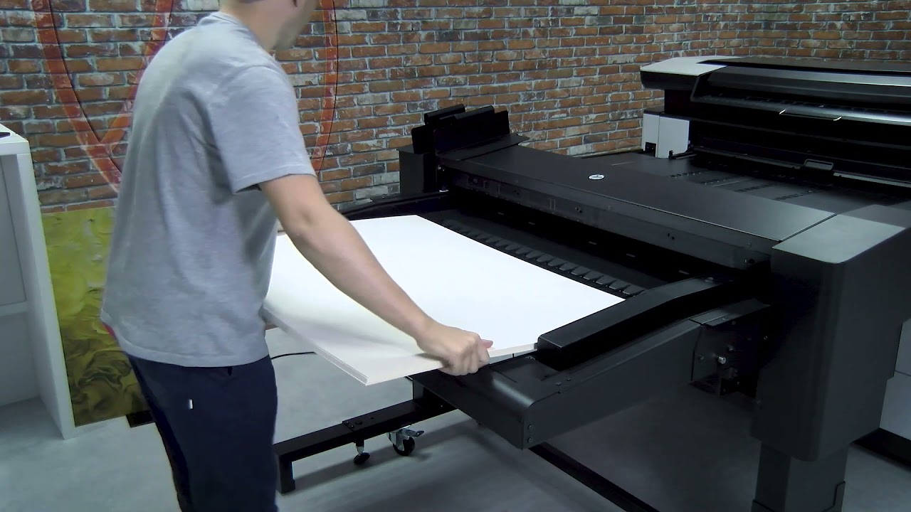 Loading Cut Sheets and Cardstock - HP PageWide XL Pro (How to)