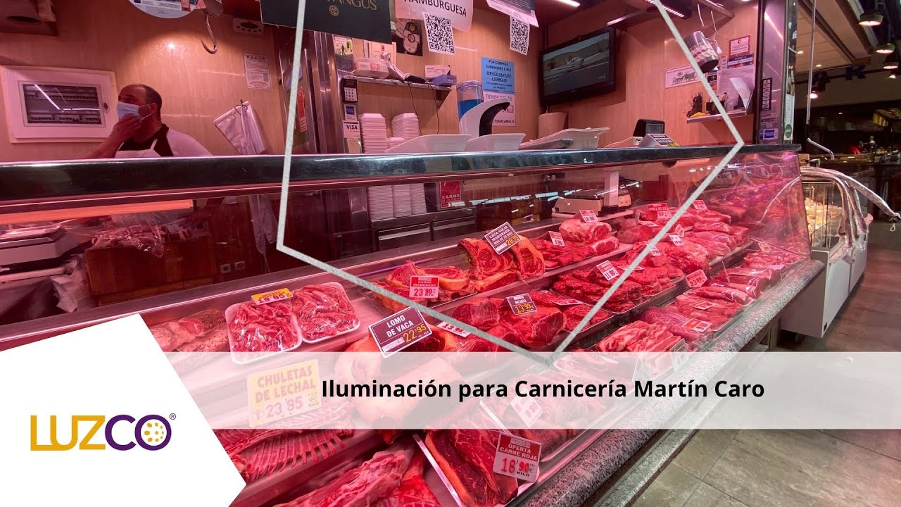 Iluminación especial para carnicerías | Carnicería Martín Caro