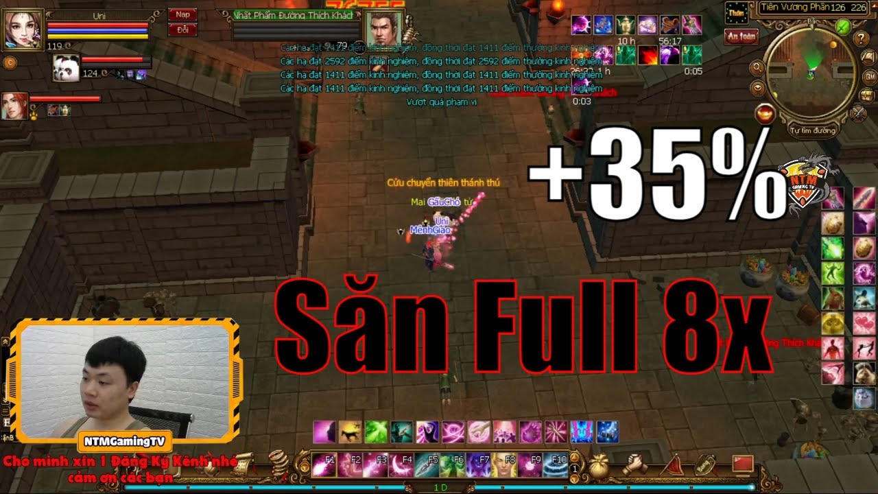 NTM Chỉ Bạn C&aacute;ch Săn Full M&ocirc;n Ph&aacute;i 8x 9x TLBB