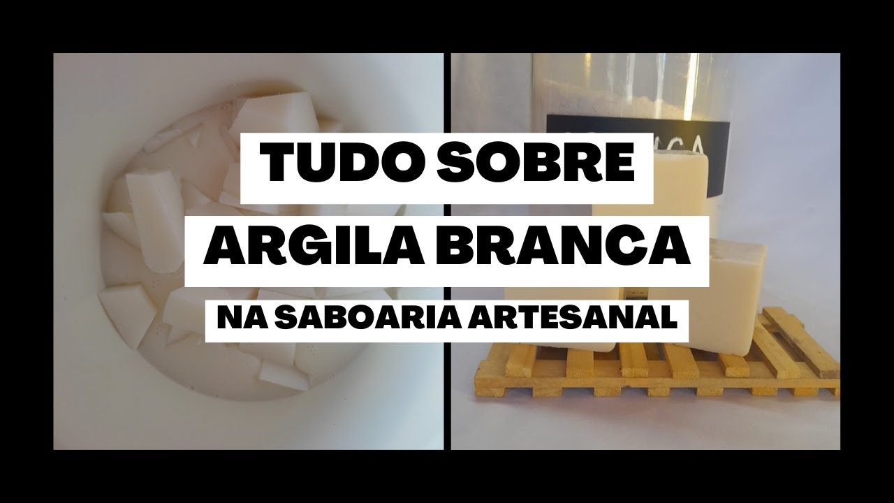 Sabonete Artesanal de Argila Branca