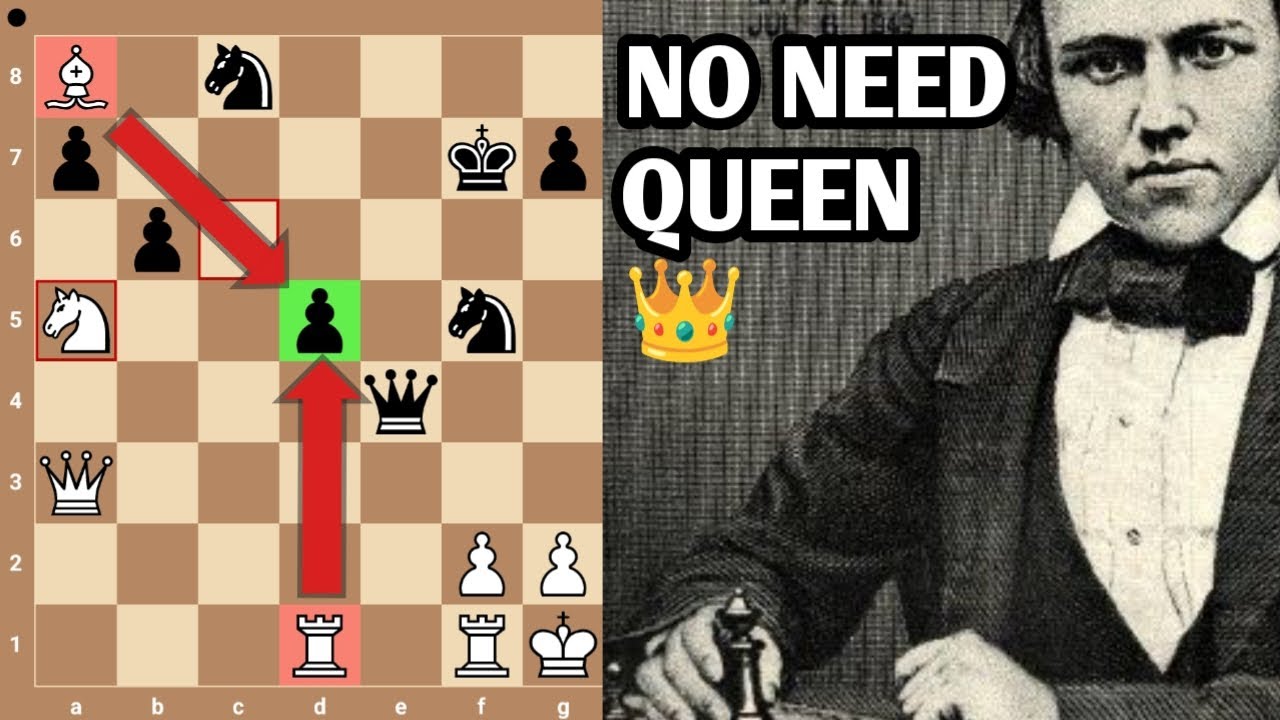 Paul Morphy vs Jules Arnous de Riviere Paris ,France (1963) | Moves, Tactics, Tricks & Idea to Win