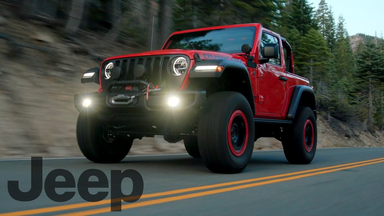2018 Jeep Wrangler Rubicon at Lake Tahoe | Driving, Interior