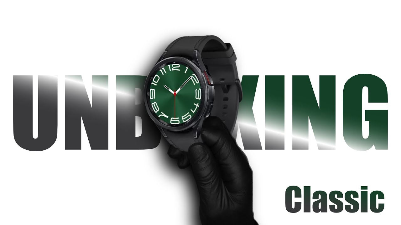 Samsung Galaxy Watch6 Classic - ASMR Unboxing