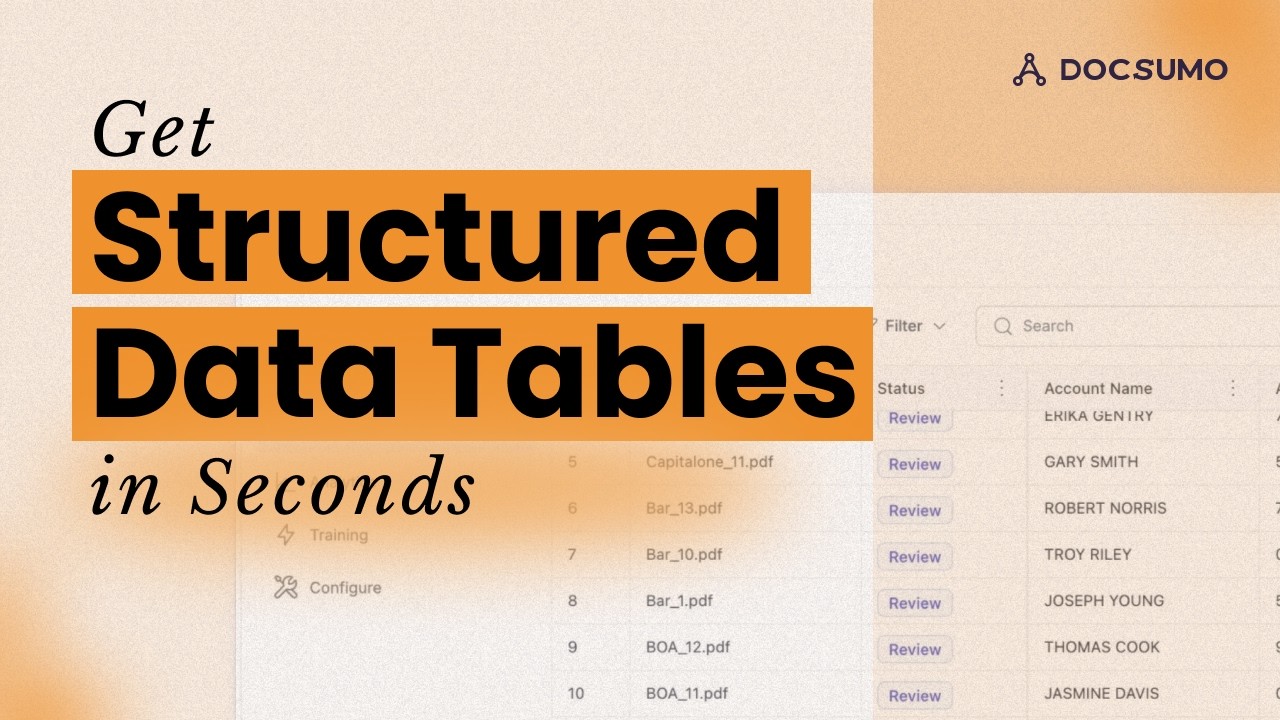 Docsumo Data Tables: Structured Data in Seconds with Document AI
