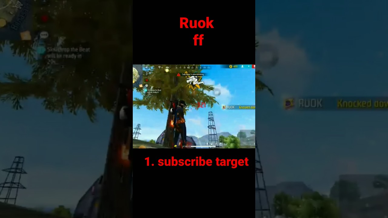Rock FF air gameplay #freefire #viral  short video free fire gaming video on youtube 2023