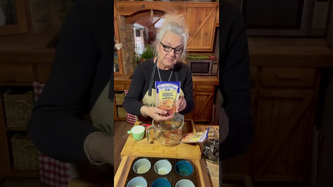 Простые маффины с черничным чизкейком 🫐 Фермерская кухня с бабушкой