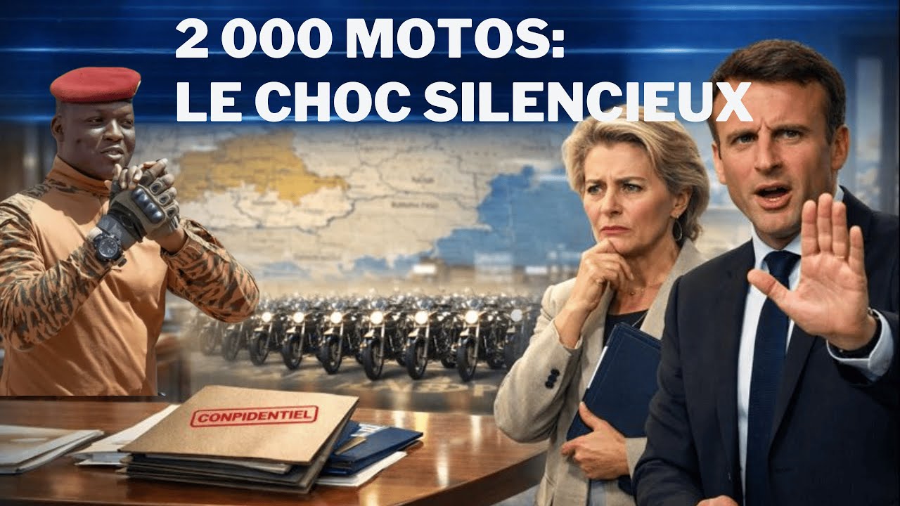 Ibrahim Traoré : 2 000 motos, un choc sécuritaire qui inquiète Paris et l’Afrique