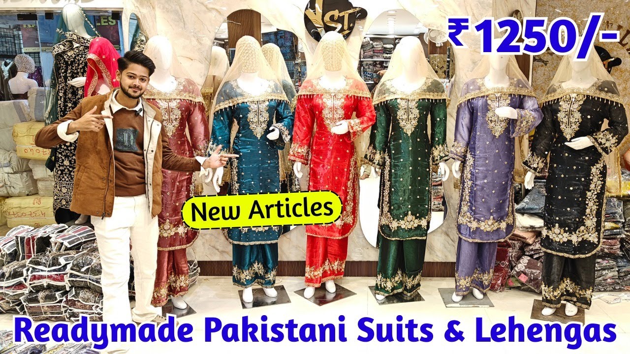 4- Days Bumper Sale 🛍️ | YS Textiles | ₹1250 New Launched Pakistani Designer Dresses Bridal Lehengas