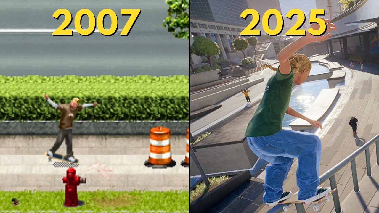Эволюция игр EA Skate (2007-2025)