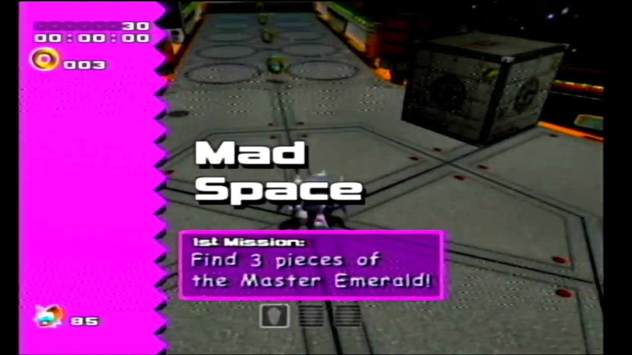 Sonic adventure 2 Mad Space A rank 3 time in a row