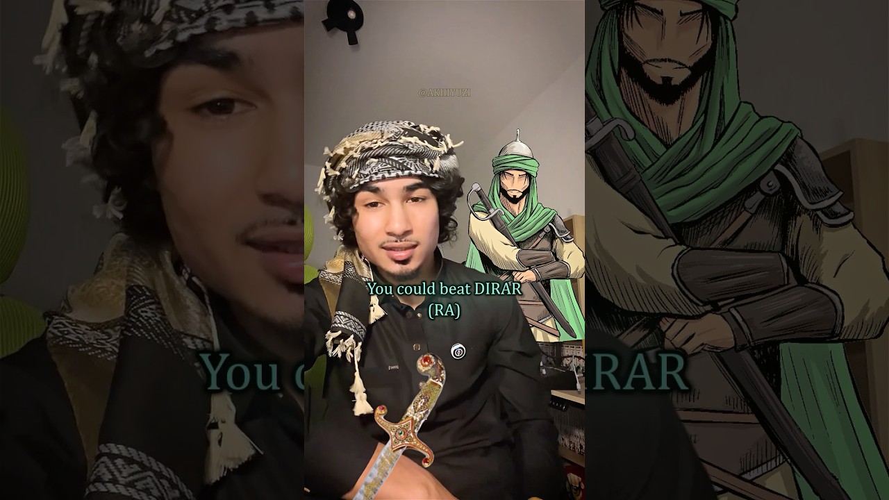 Dirar ibn Al Azwar (RA) was HIM⚔️ #islamicart #muslimcontent #islamicculture #manga