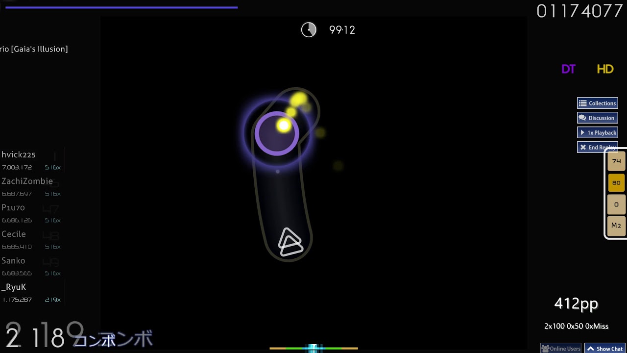 osu! | _RyuK | yuikonnu CHiCO & HoneyWorks - Ai no Scenario [Gaia's Illusion] +HDDT 98.92% FC 513pp